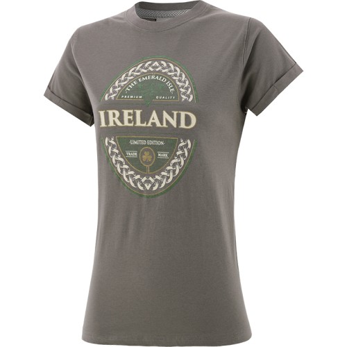 Trad Craft Women's Ireland Classic T-Shirt Pewter