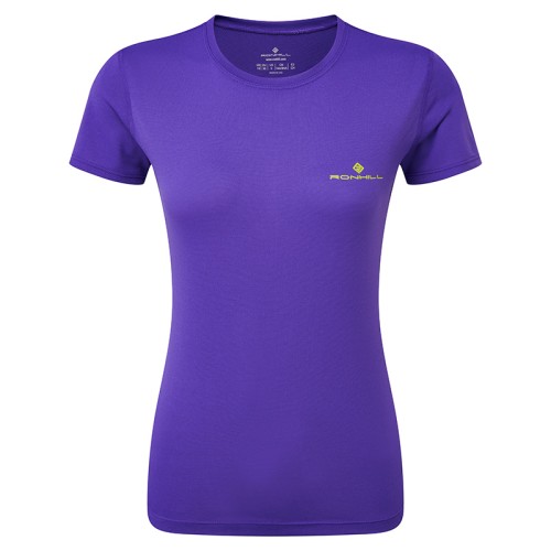Ronhill Women's Core Short Sleeve T-Shirt Plum \/ Citrus