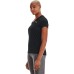 Under Armour Women's UA Tech™ V-Neck T-Shirt Black \/ Metallic Silver