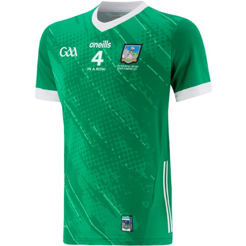 Limerick GAA Player Fit 2 Stripe '4 In A Row' Champions Jersey 2023