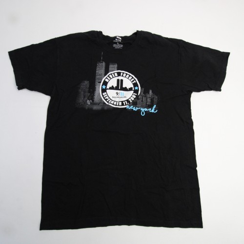 9/11 Memorial Short Sleeve Shirt Men's Black Used