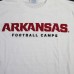 Arkansas Razorbacks Delta Delta Pro Weight Short Sleeve Shirt Youth White Used